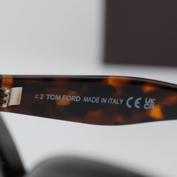 Tom Ford Beatrice FT1196 52E Butterfly Sunglasses - Havana/Brown